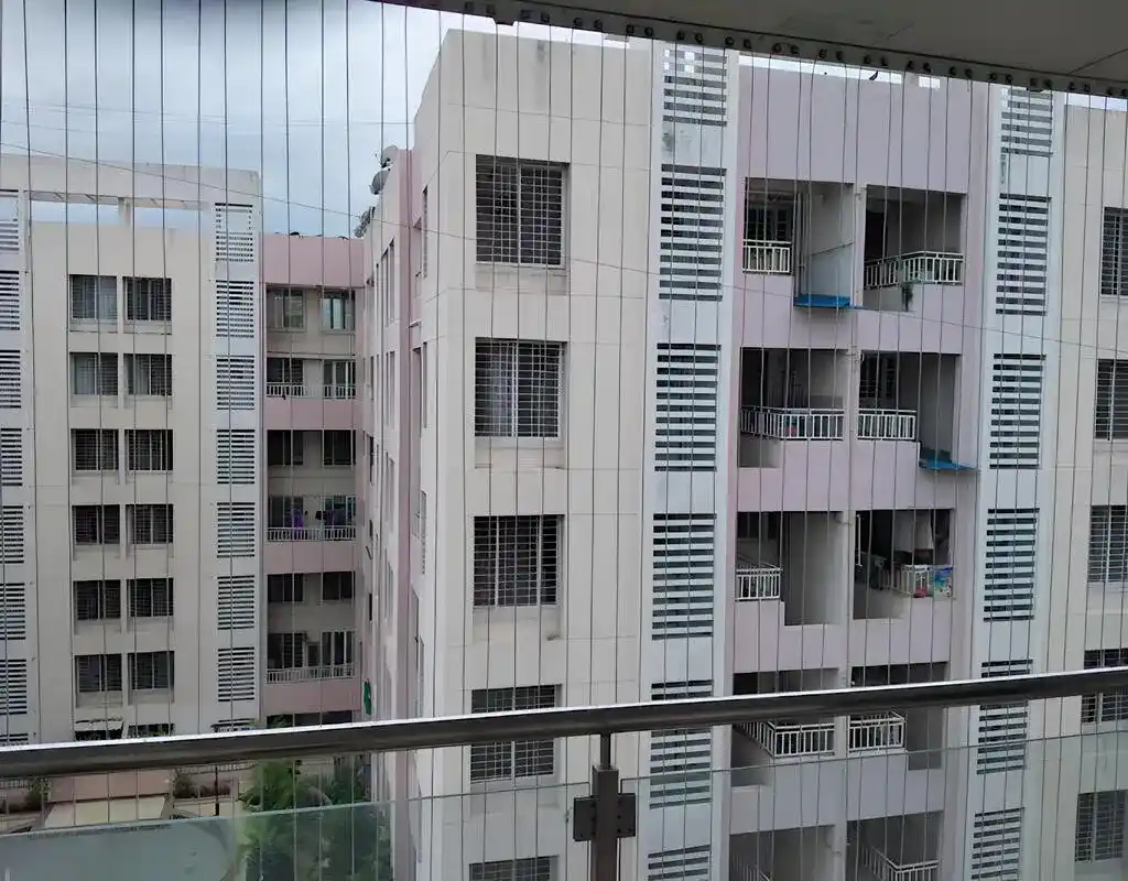 Invisible Grills for Balcony in Chennai, Tamil Nadu by Shield Netting (4)